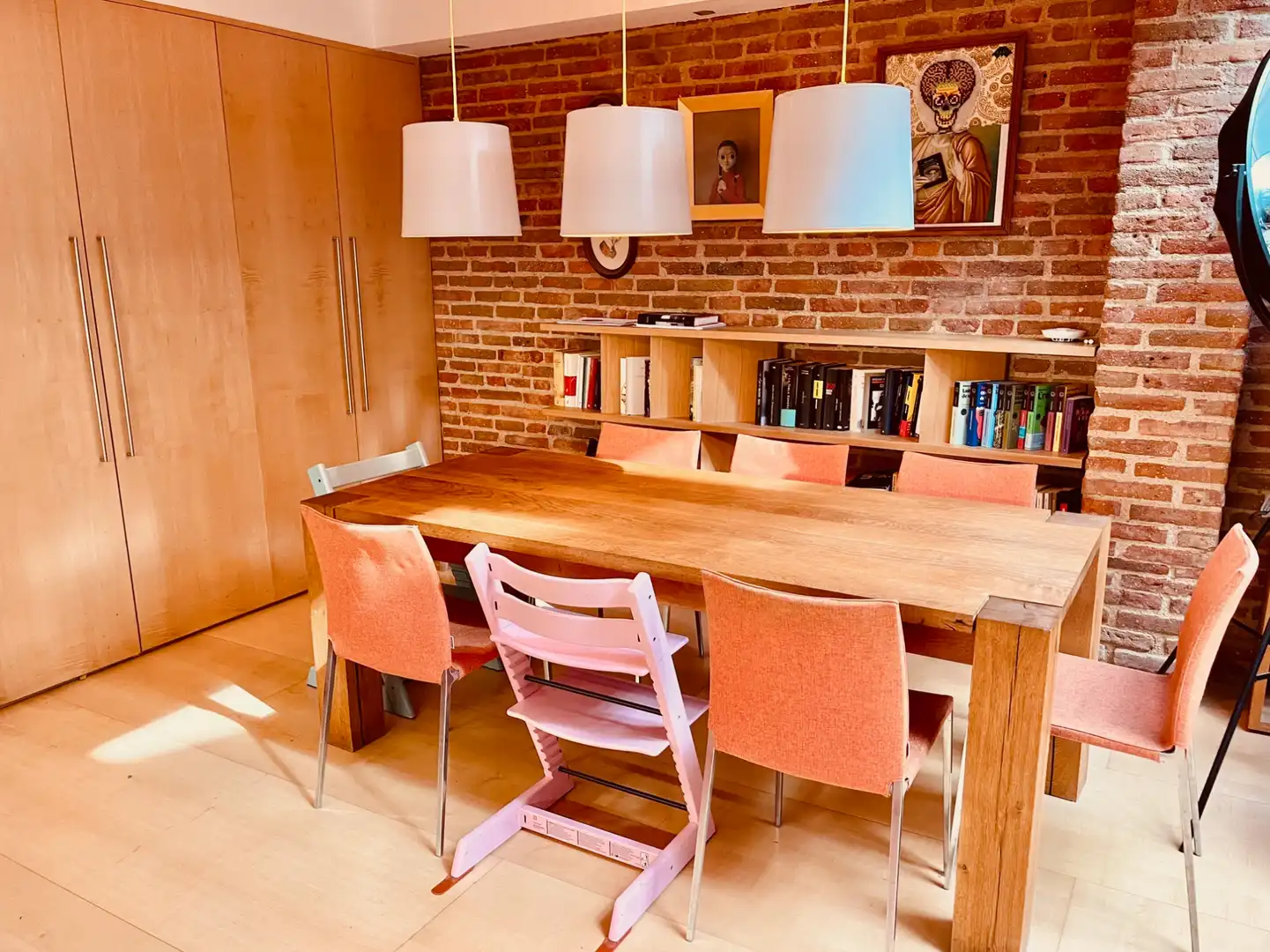 Esszimmer von Maisonette zur Miete in Madrid mit Klimaanlage, Heizung und Möbliert