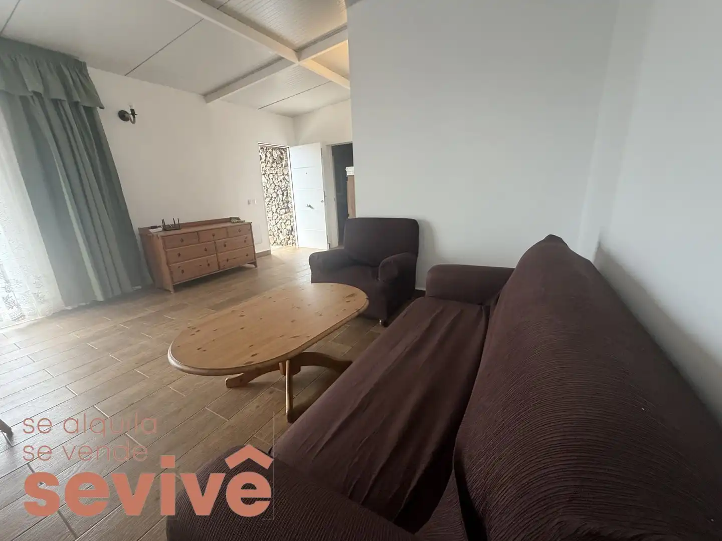 Wohnzimmer von Country house zur Miete in Guía de Isora mit Terrasse und Möbliert