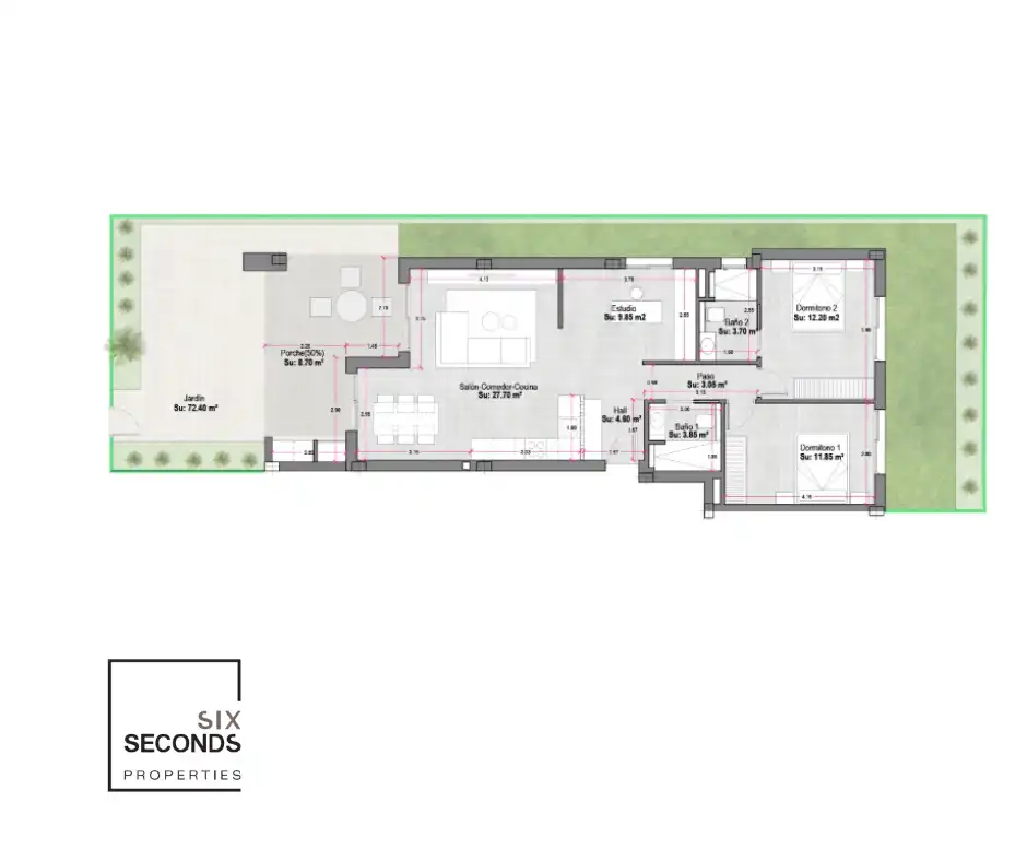 Apartament amb piscina en venda a Condado de Alhama, imagen 2