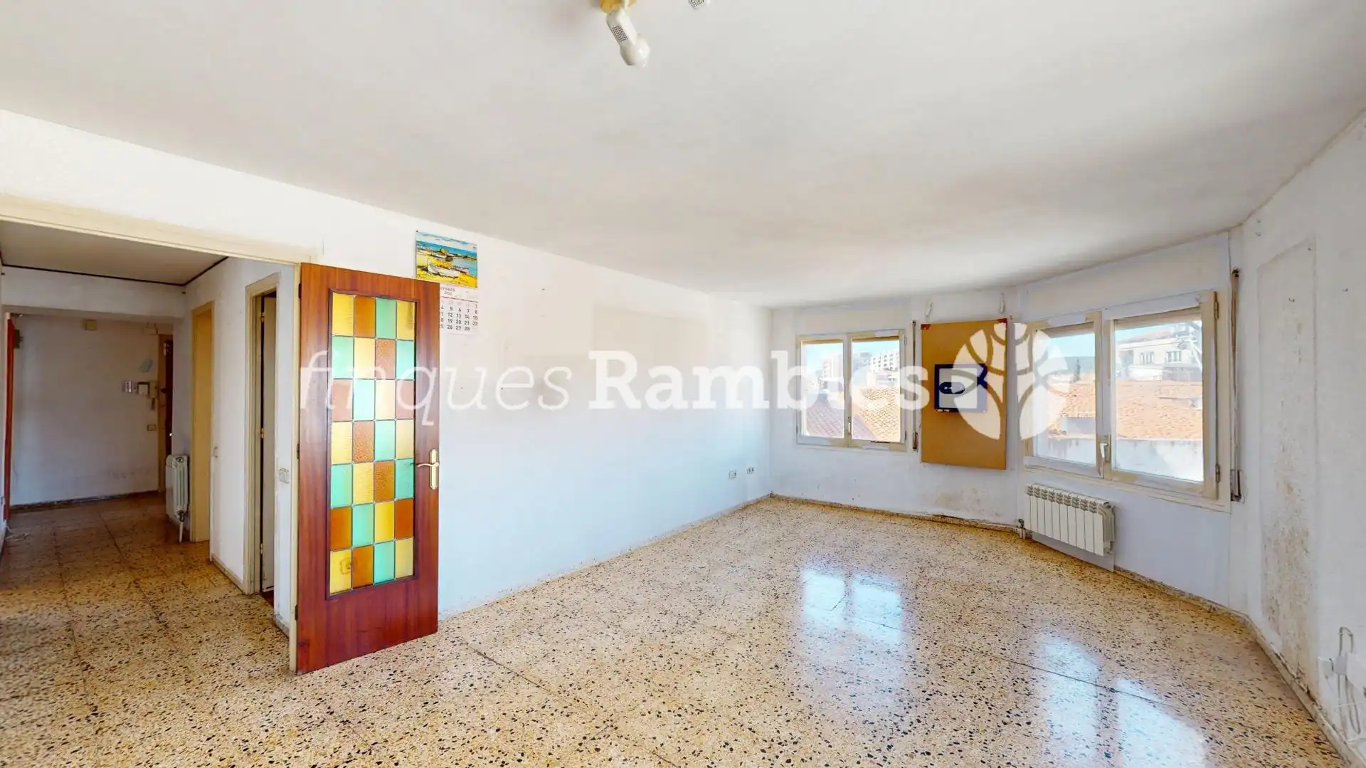 Sala de estar de Ático en venta en Igualada con Terraza