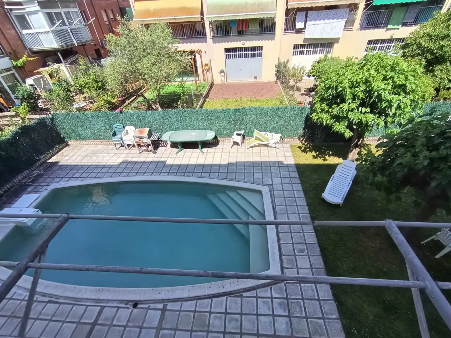 Schwimmbecken von Wohnung zum Verkauf in Bescanó mit Heizung und Schwimmbad