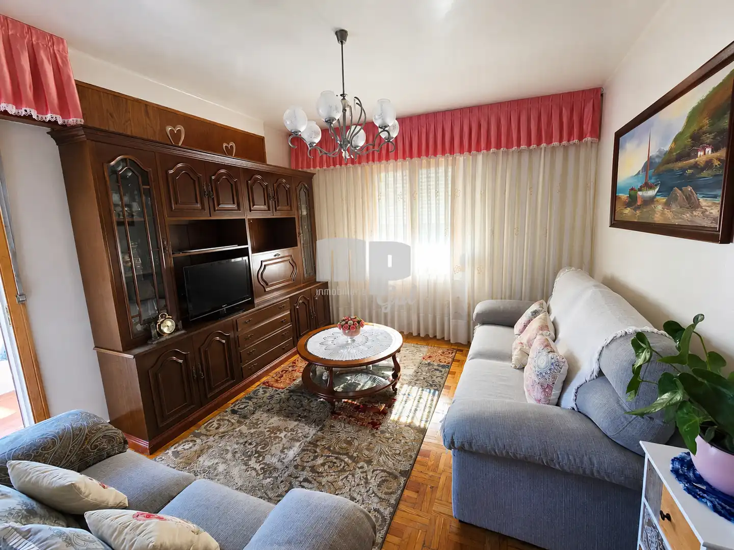 Living room of Houses for sale in Vigo   with Heating, Private garden and Storage room
