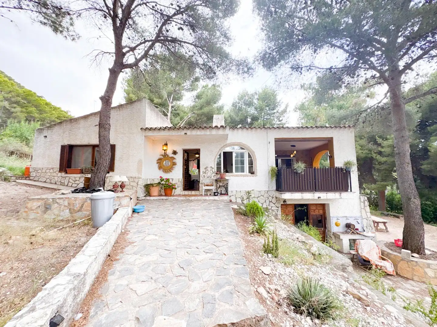 Vista exterior de Casa o chalet en venta en Tibi con Aire acondicionado, Calefacción y Jardín privado