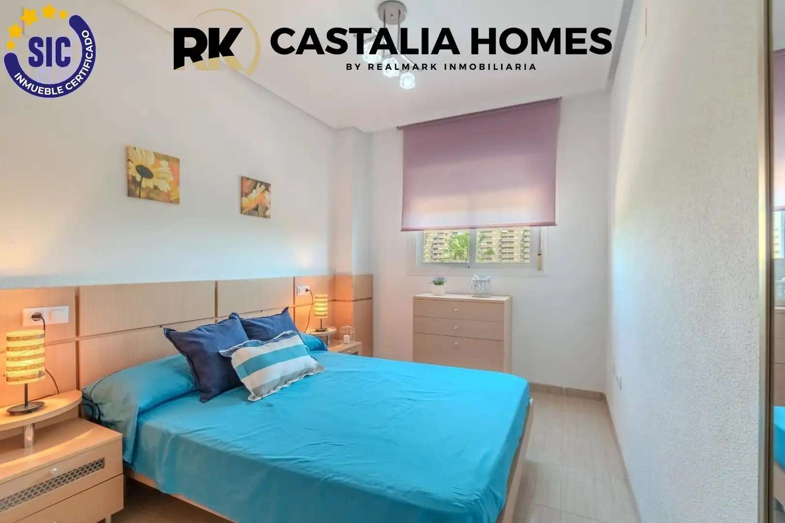 Dormitori de Apartament en venda en Oropesa del Mar / Orpesa amb Aire condicionat, Jardí privat i Terrassa