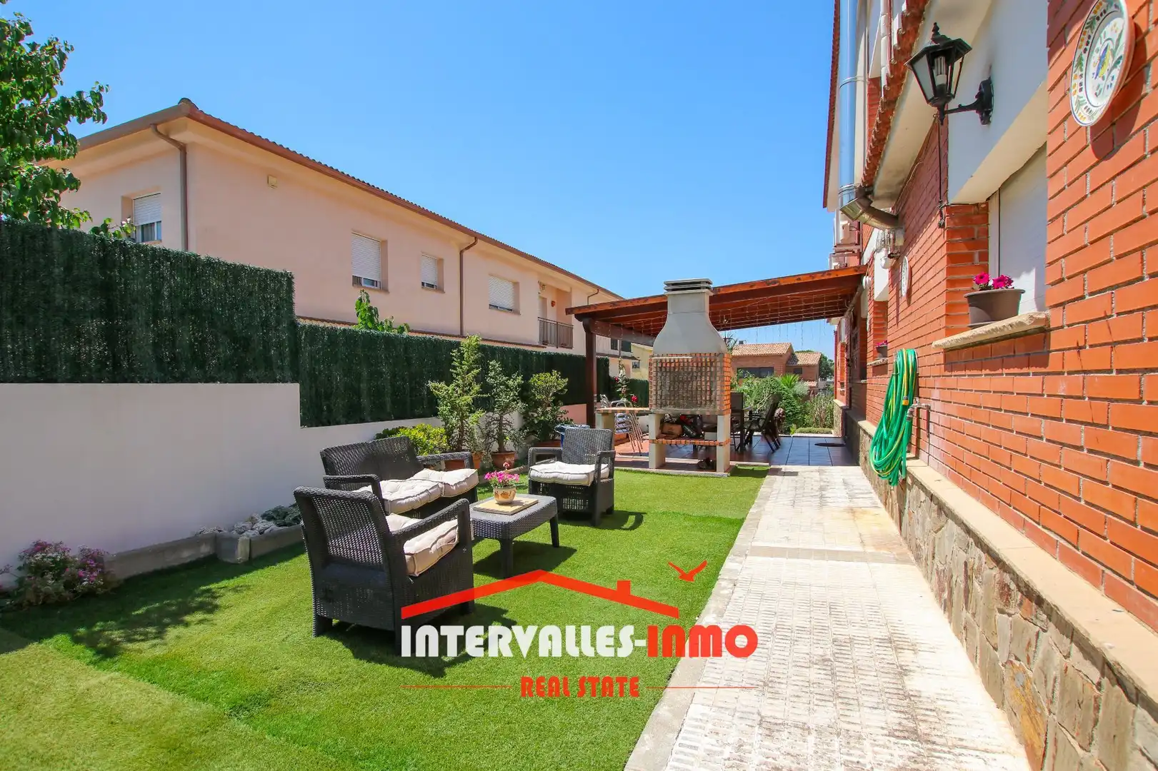 Terrace of Houses for sale in Bigues i Riells del Fai  with Air Conditioner, Heating and Private garden