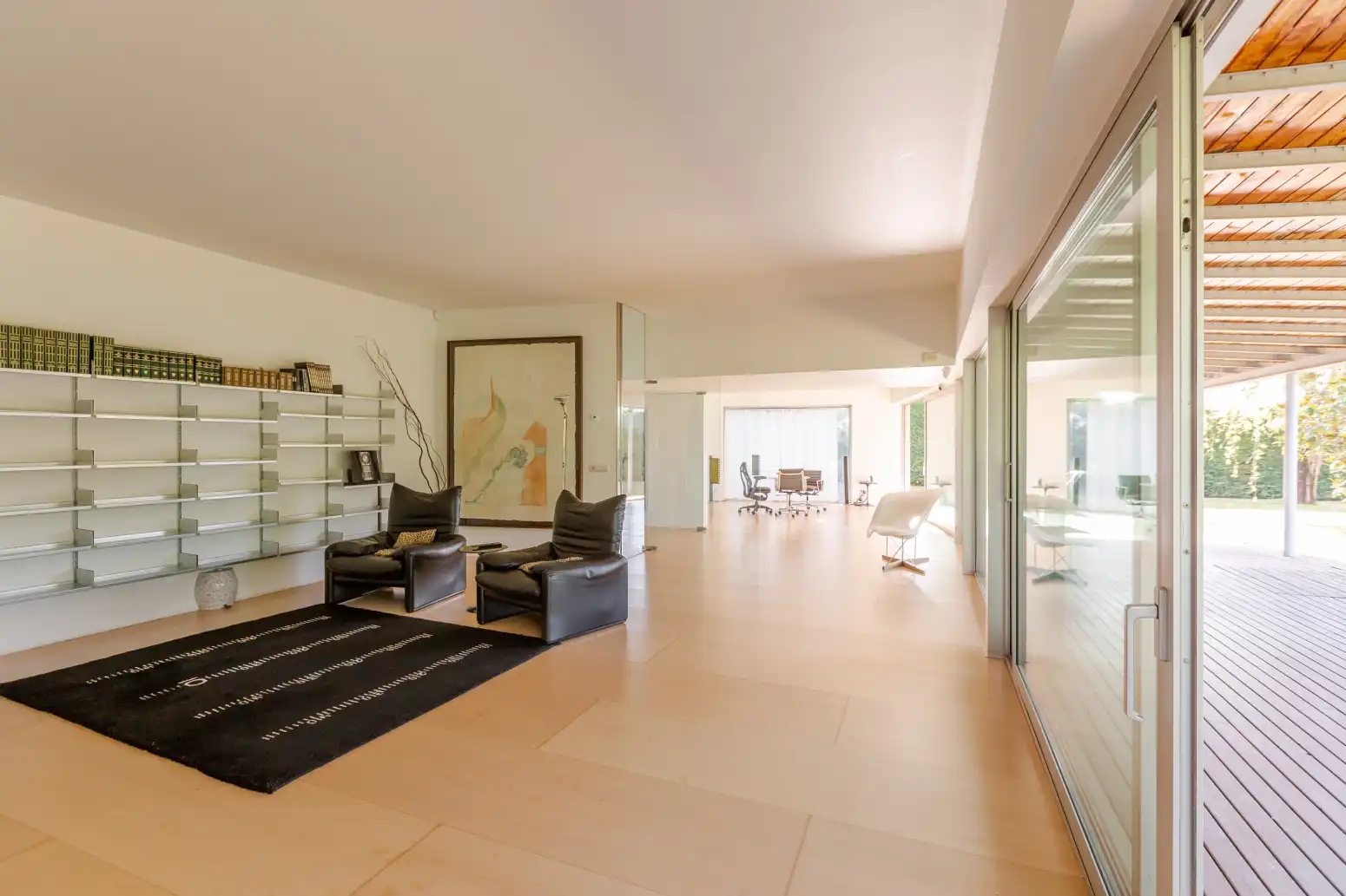 Wohnzimmer von Haus oder Chalet zur Miete in Valle de Egüés / Eguesibar mit Klimaanlage, Heizung und Privatgarten