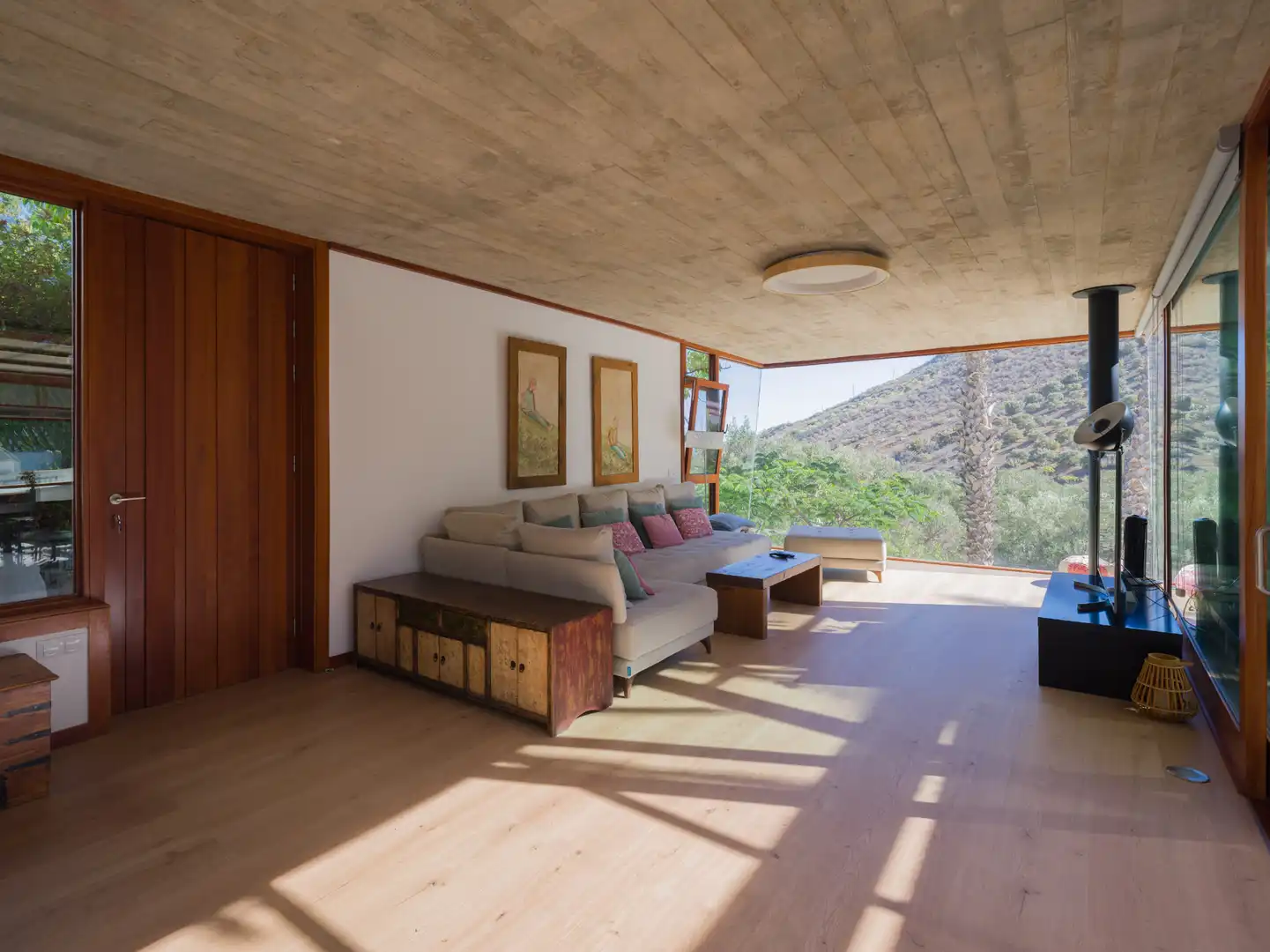 Living room of Houses for sale in Telde  with Heating, Private garden and Parquet flooring