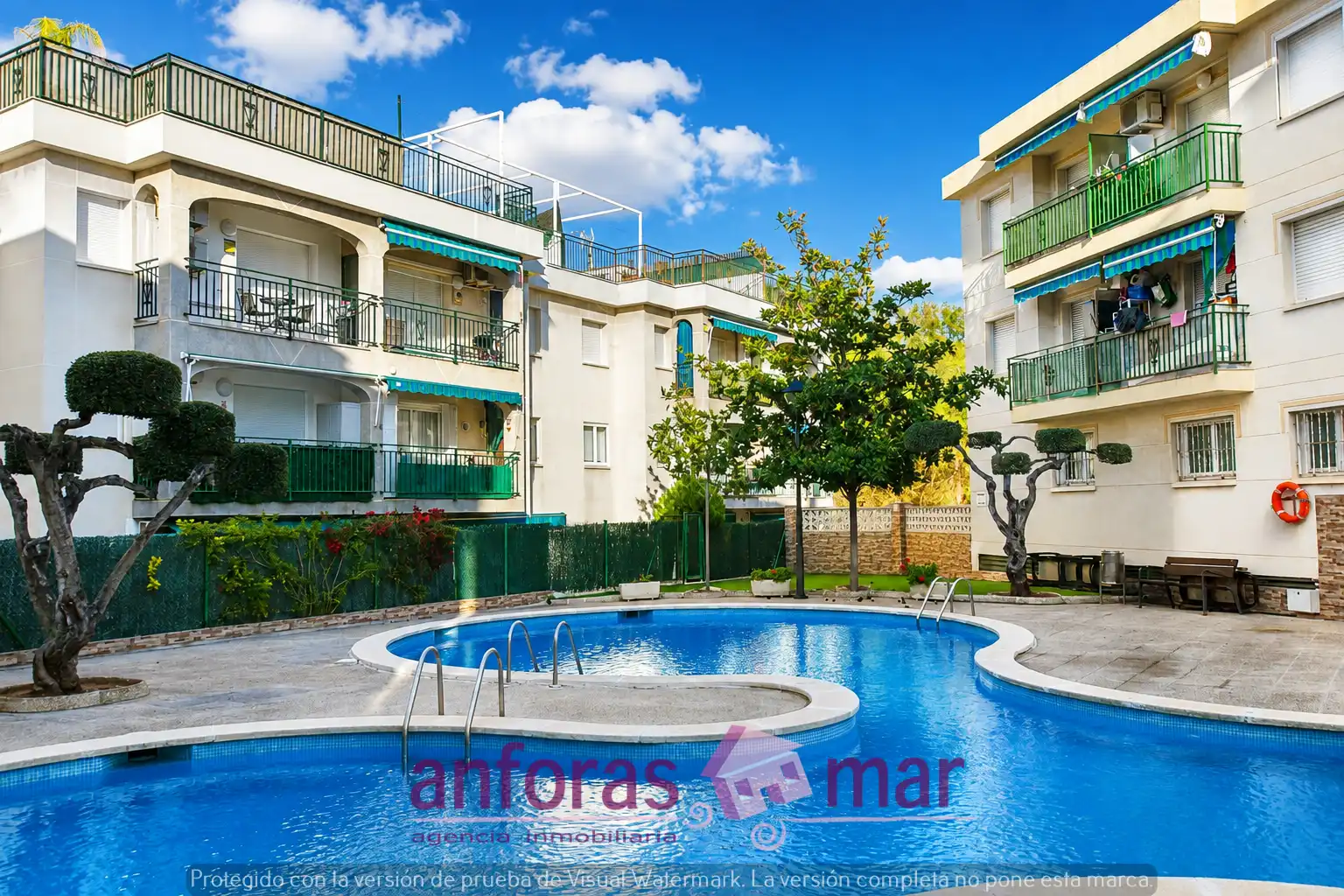 Swimming pool of Flat for sale in Torredembarra  with Air Conditioner, Heating and Terrace