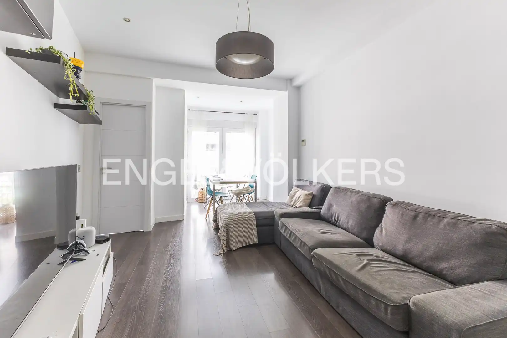 Sala de estar de Piso de alquiler en Madrid con Aire acondicionado, Calefacción y Amueblado