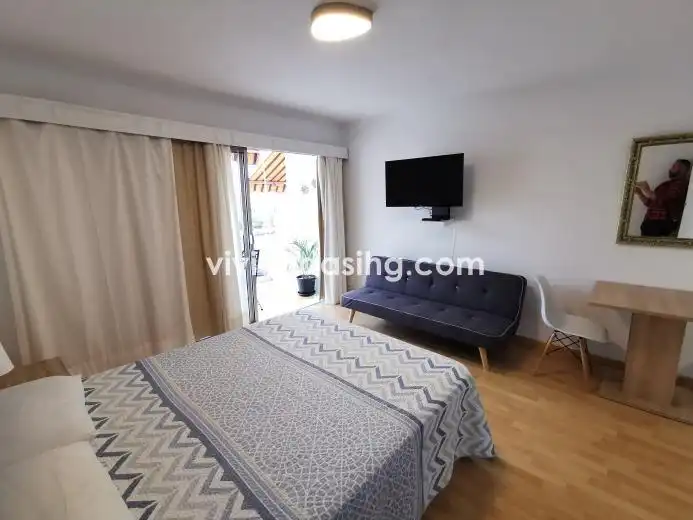 Bedroom of Study for rent in Puerto de la Cruz  with Terrace, Furnished and Washing machine