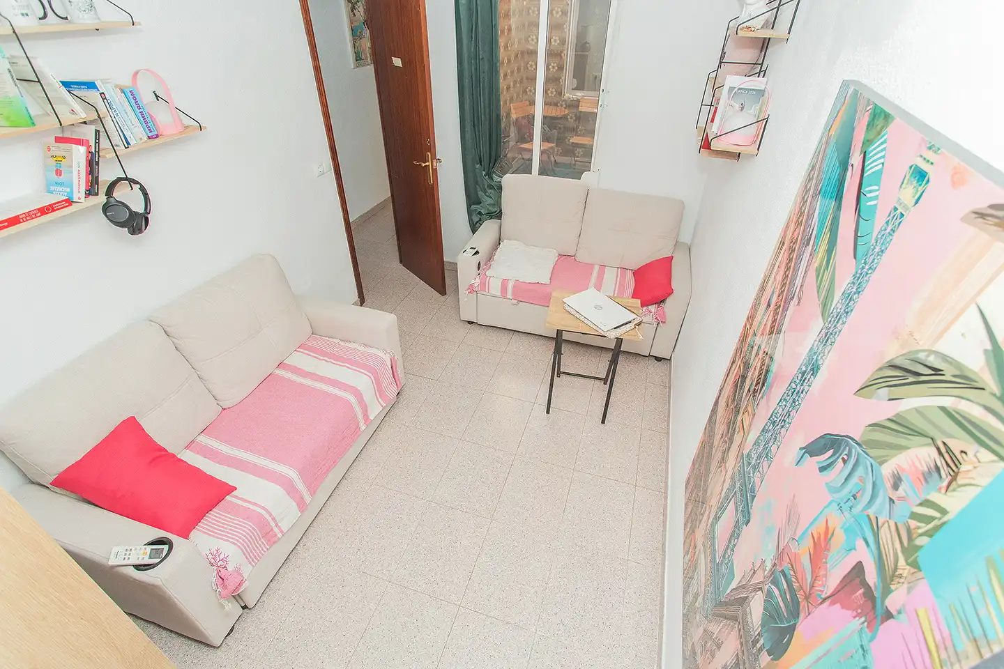 Sala de estar de Casa adosada en venta en Torrevieja con Aire acondicionado, Amueblado y Horno