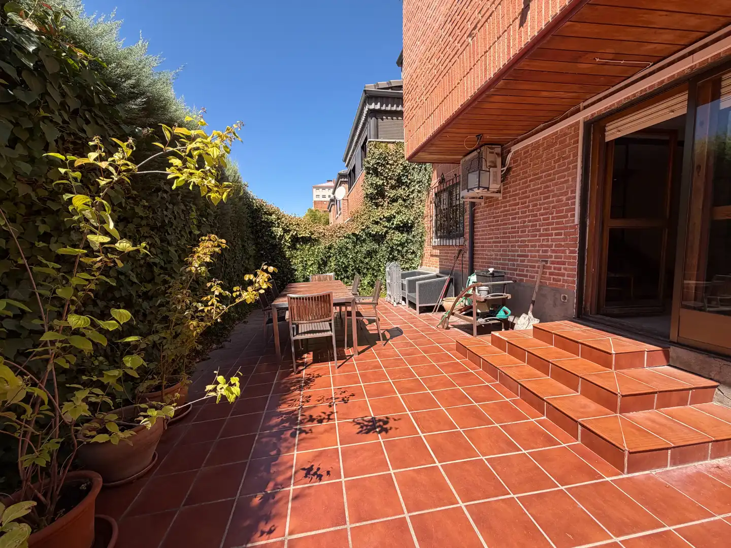 Terraza de Casa adosada en venta en Guadalajara con Calefacción