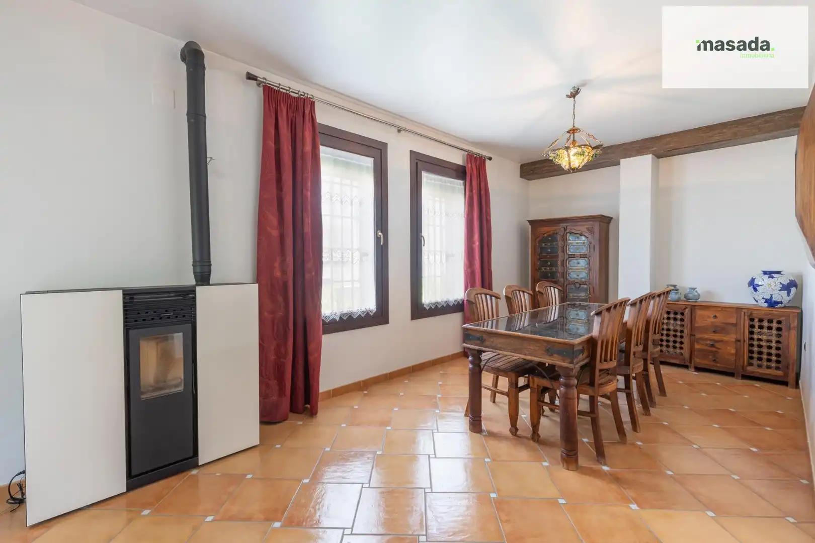 Comedor de Casa o chalet en venta en Vegas del Genil con Jardín privado, Piscina y Alarma