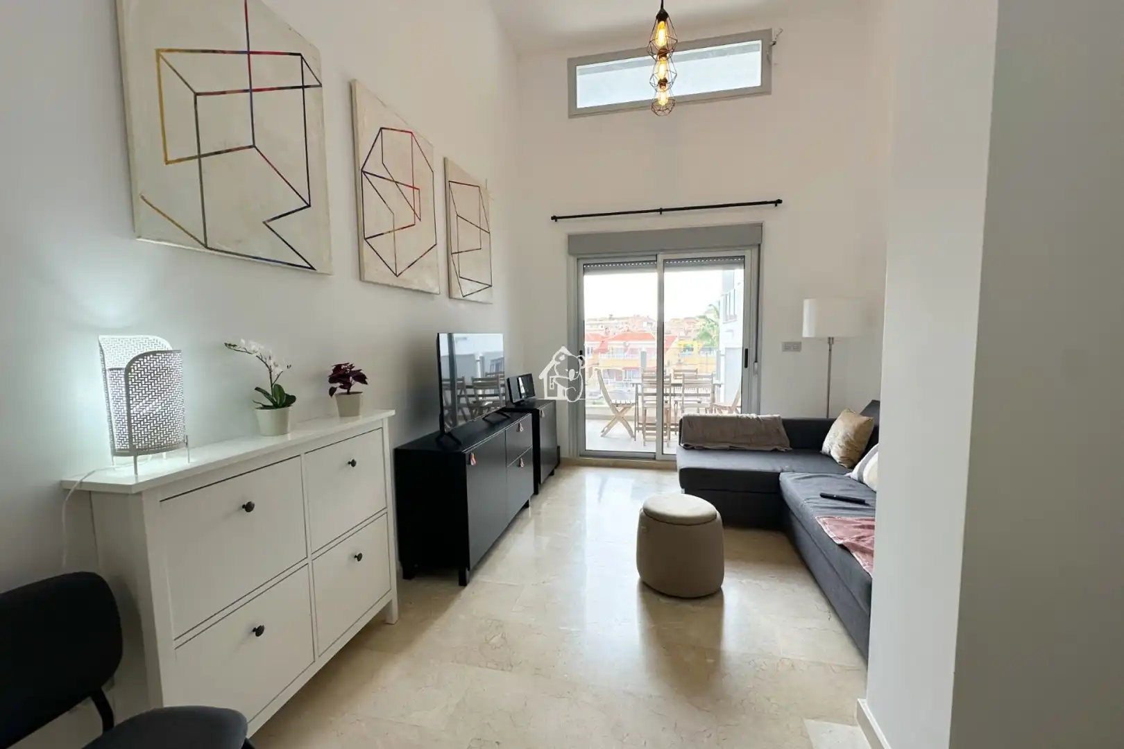 Living room of Apartments for rent in Orihuela  with Air Conditioner, Terrace and Furnished