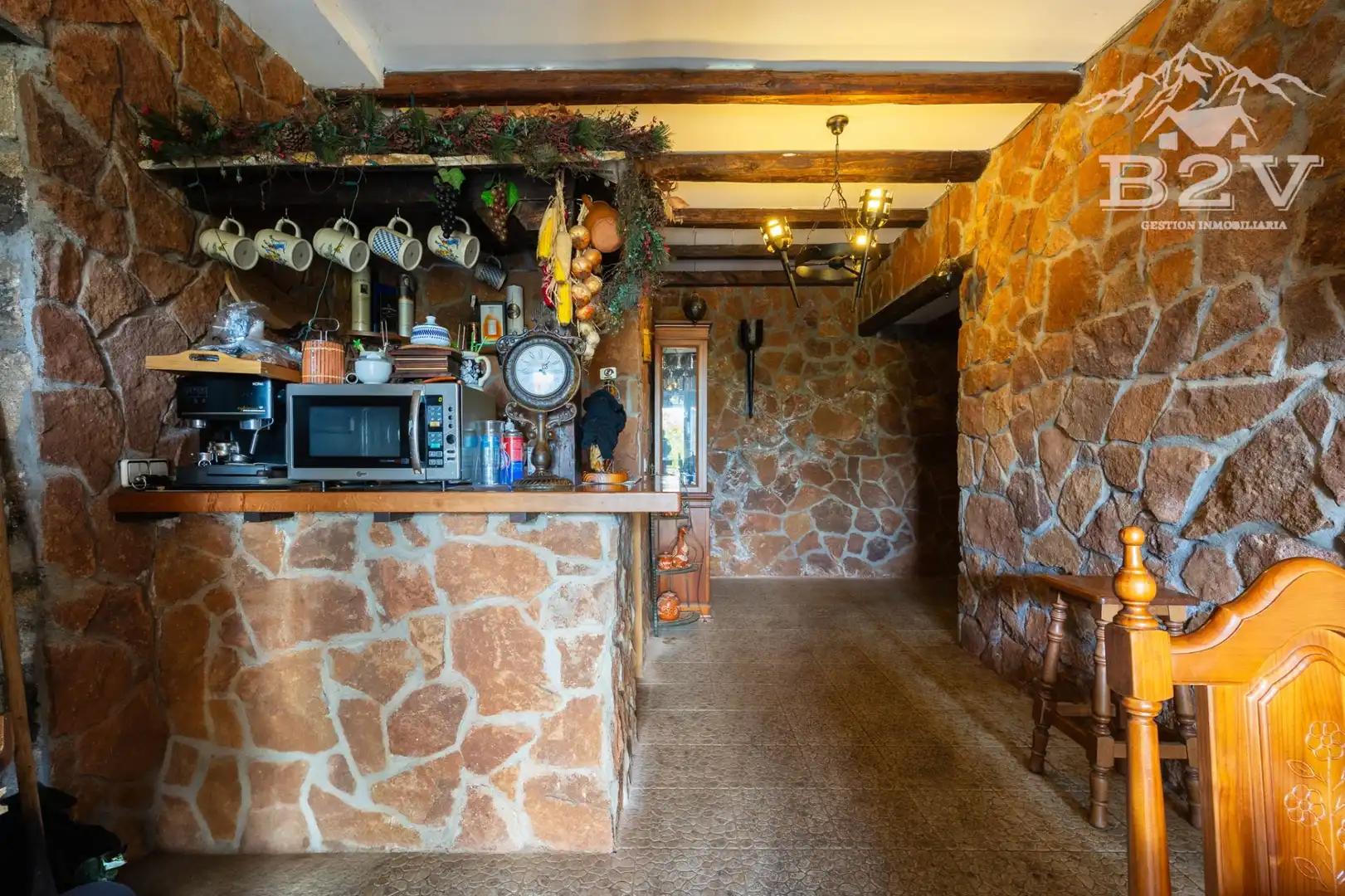 Cuina de Casa o xalet en venda en Venturada amb Aire condicionat, Calefacció i Jardí privat