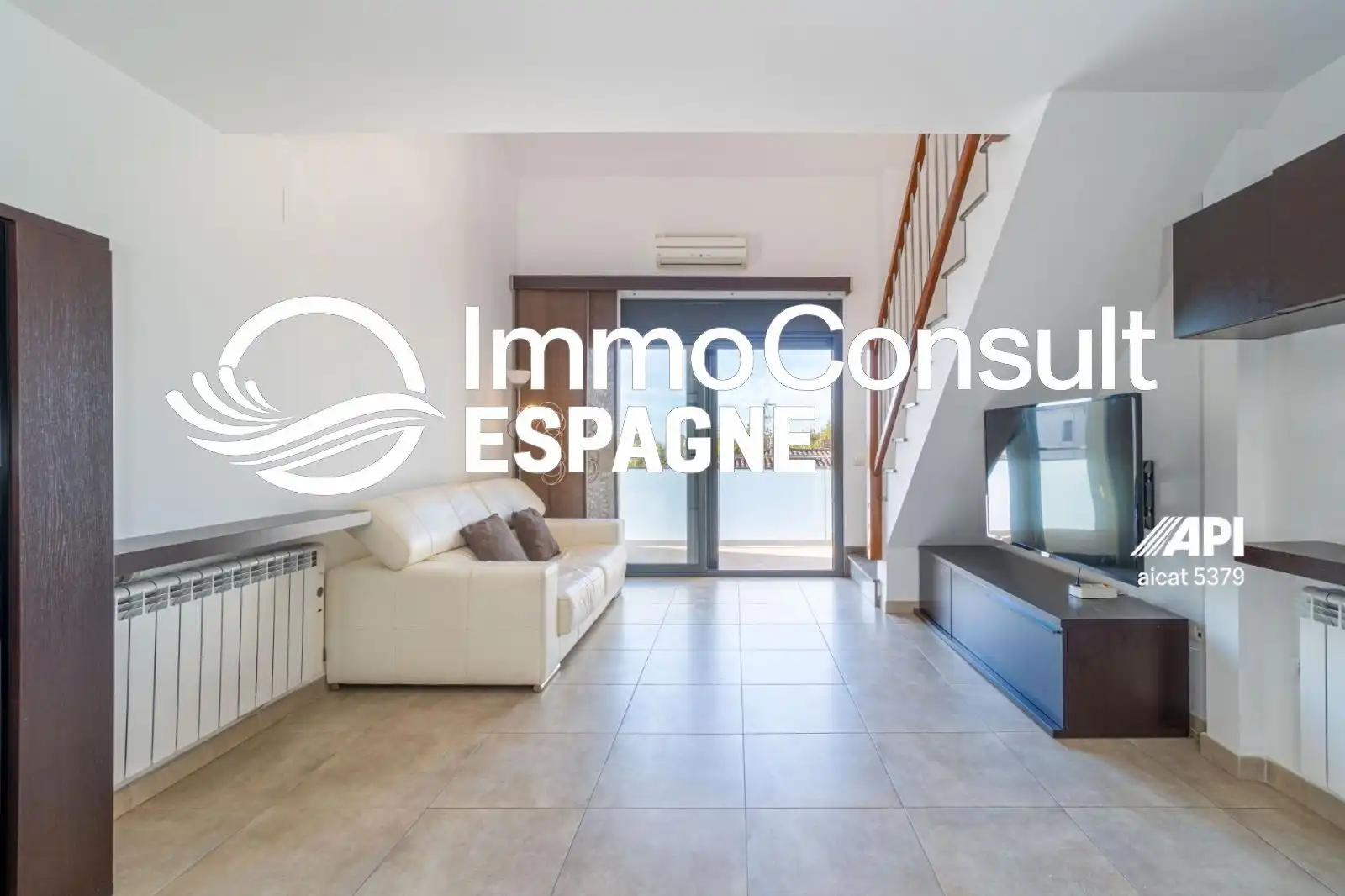 Sala de estar de Apartamento en venta en Empuriabrava con Aire acondicionado, Calefacción y Terraza