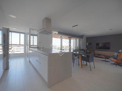 Kitchen of Flat for sale in  Madrid Capital  with Air Conditioner and Terrace