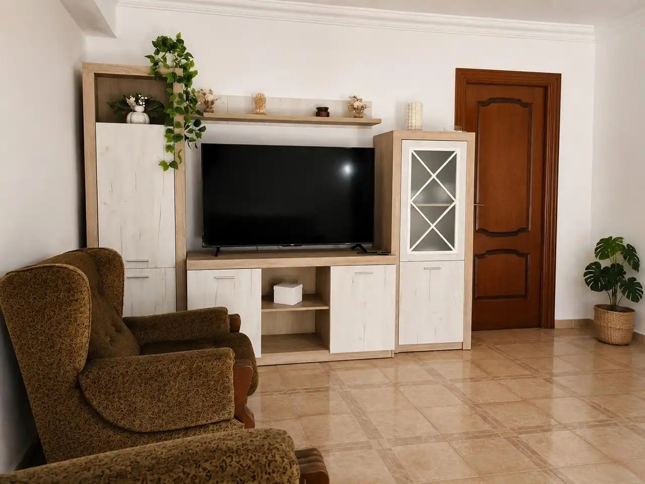 Living room of Flat for rent in Málaga  with Furnished
