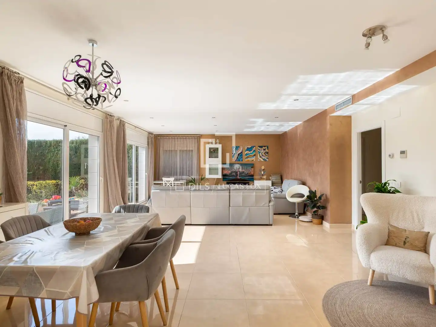 Comedor de Casa o chalet en venta en Lloret de Mar con Aire acondicionado, Calefacción y Jardín privado