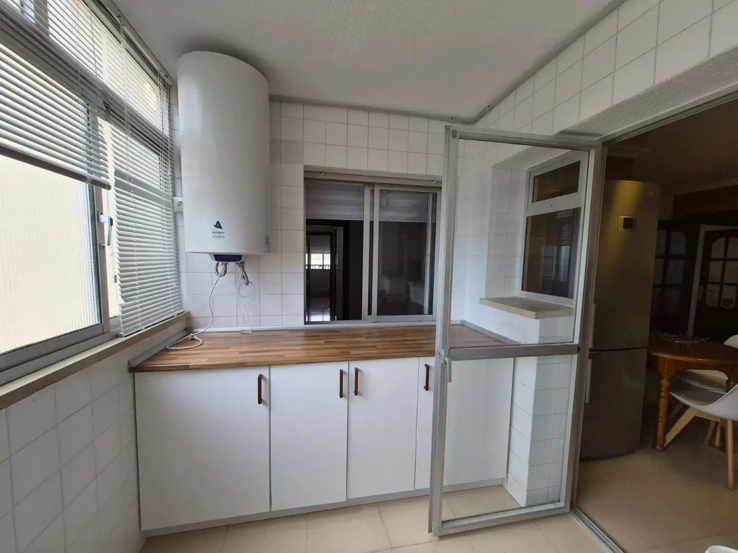 Küche von Wohnung zur Miete in Málaga mit Klimaanlage, Heizung und Terrasse