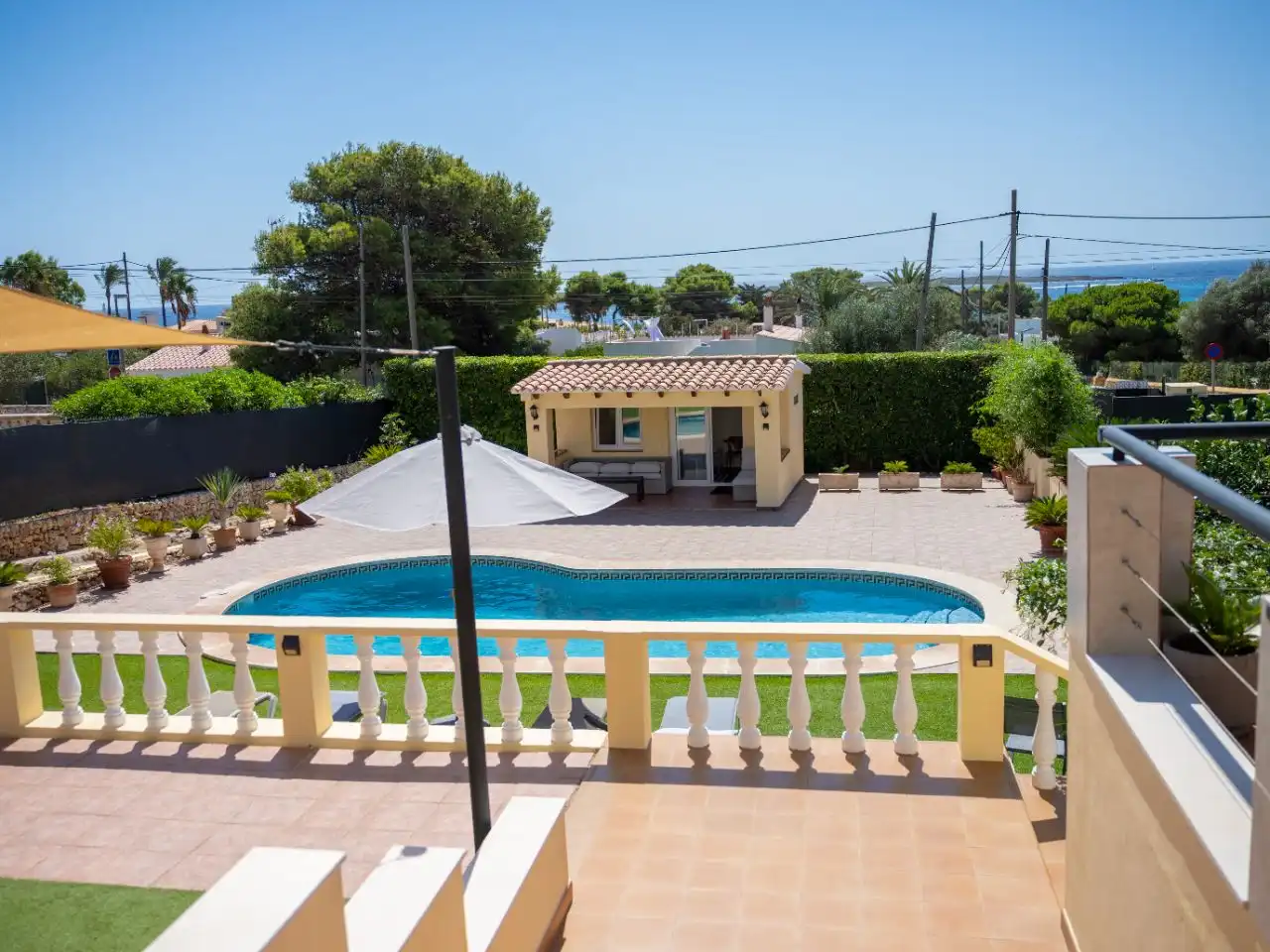 Piscina de Casa o chalet en venta en Sant Lluís con Aire acondicionado, Terraza y Piscina