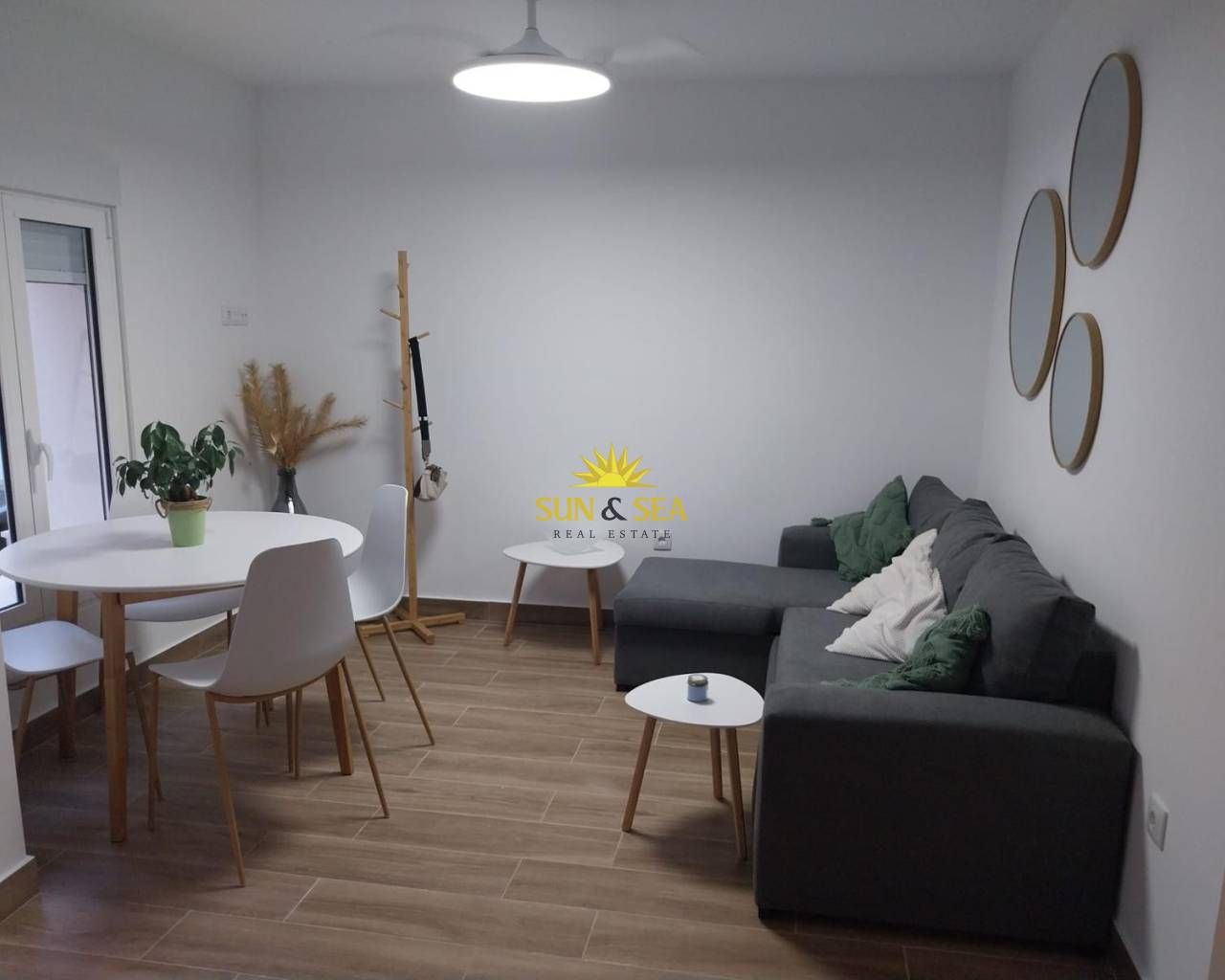Living room of Planta baja to rent in Guardamar del Segura  with Heating, Terrace and Furnished