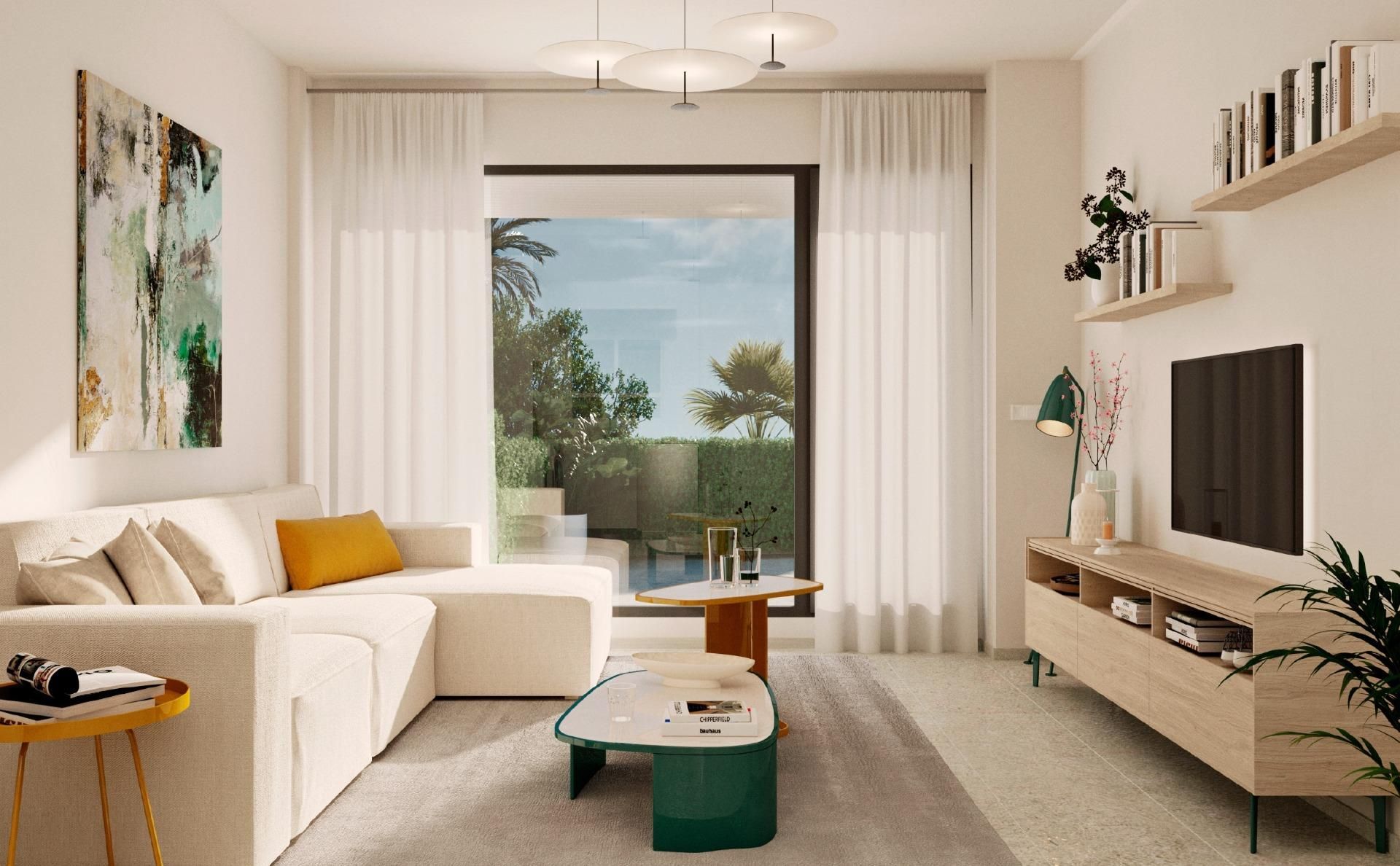 Living room of Apartment for sale in Mijas  with Air Conditioner, Heating and Private garden