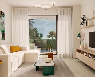 Sala d'estar de Apartament en venda en Mijas amb Aire condicionat, Calefacció i Jardí privat