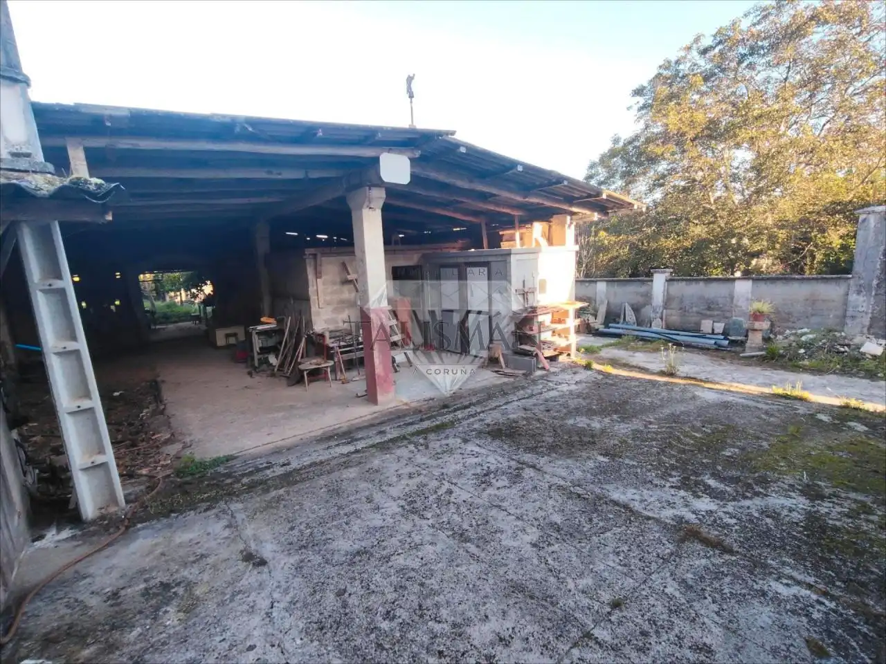 Vista exterior de Casa o chalet en venta en Oza dos Ríos con Calefacción, Jardín privado y Amueblado