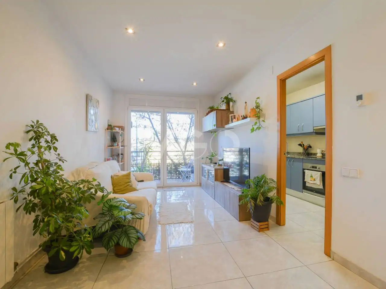 Sala de estar de Piso en venta en Vic con Calefacción, Terraza y Balcón