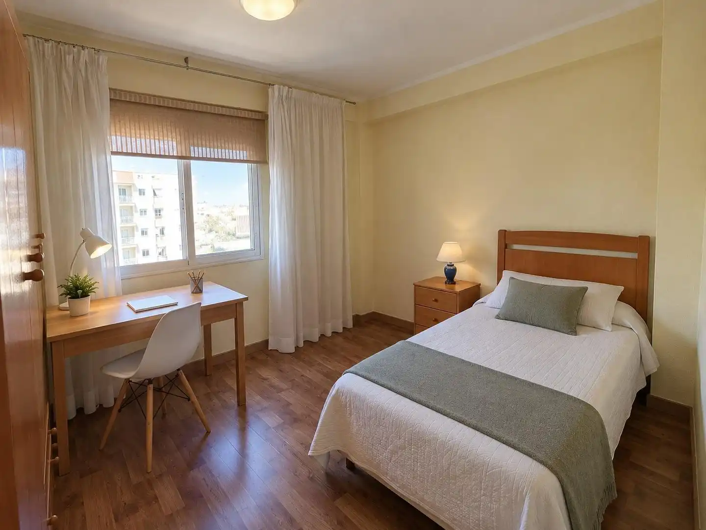 Bedroom of Flat for rent in Málaga  with Terrace and Furnished