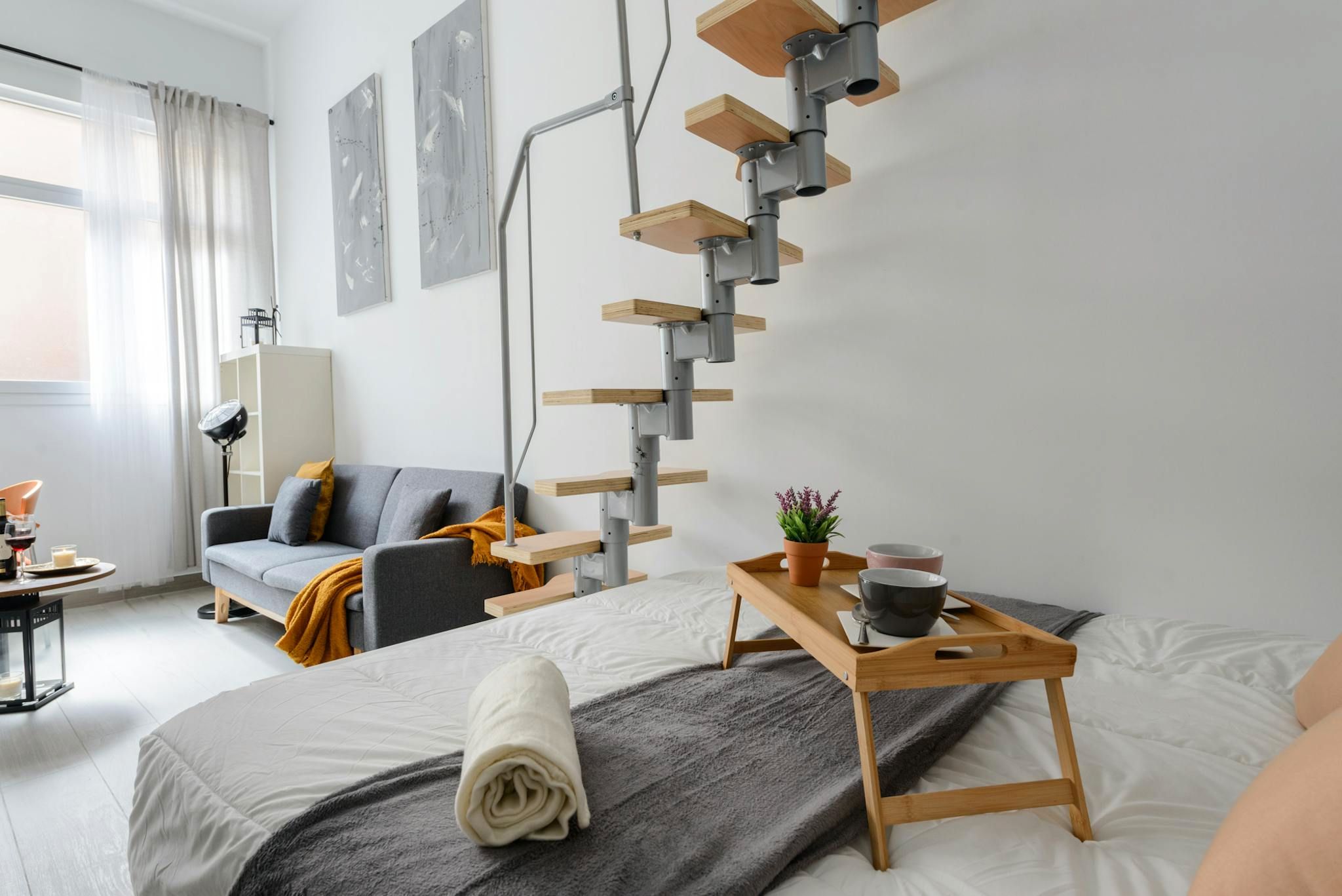 Bedroom of Flat to rent in Leganés  with Air Conditioner, Heating and Furnished