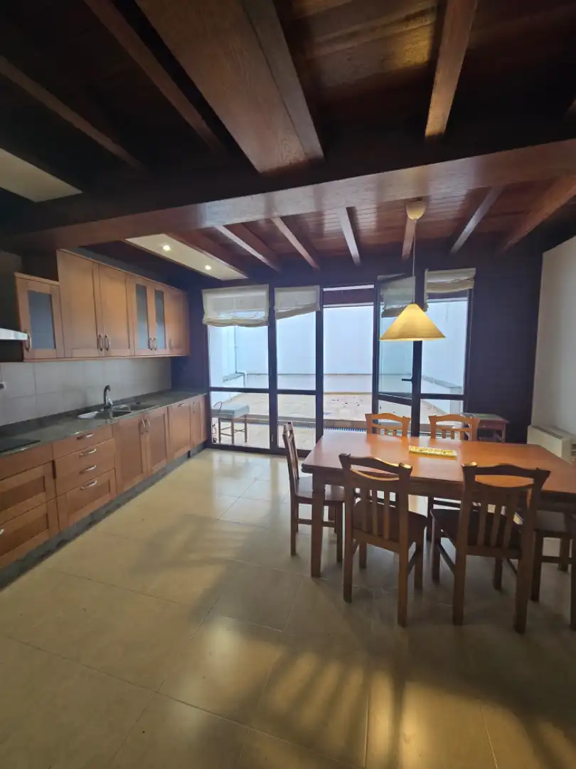 Cocina de Casa adosada en venta en Viveiro con Calefacción, Parquet y Horno