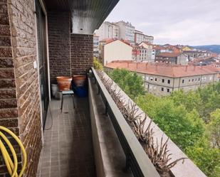 Balcony of Flat for sale in Ourense Capital   with Parquet flooring, Terrace and Storage room
