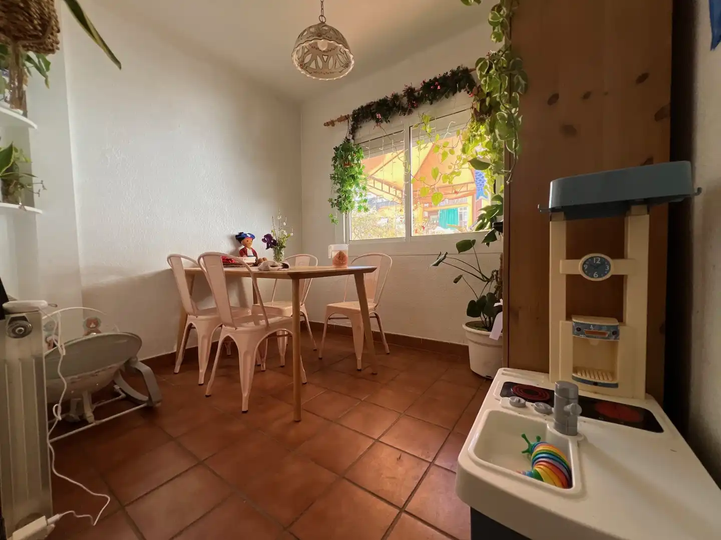 Comedor de Piso en venta en Badalona con Aire acondicionado, Calefacción y Terraza
