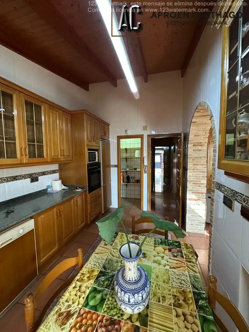Cocina de Casa o chalet en venta en Cartagena con Aire acondicionado, Calefacción y Jardín privado