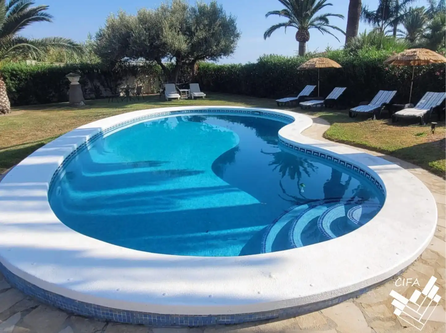 Piscina de Casa o chalet en venta en Benicarló con Aire acondicionado, Jardín privado y Terraza