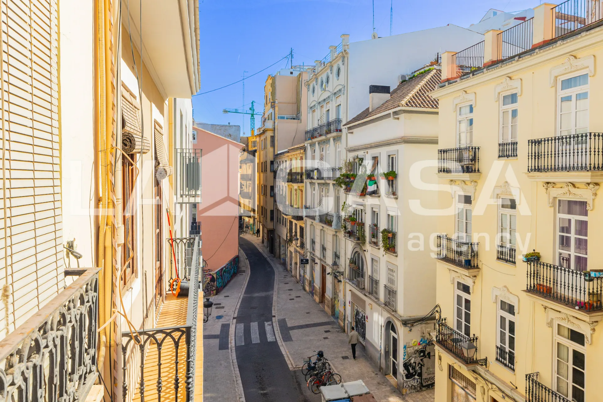 Exterior view of Flat for sale in  Valencia Capital  with Balcony