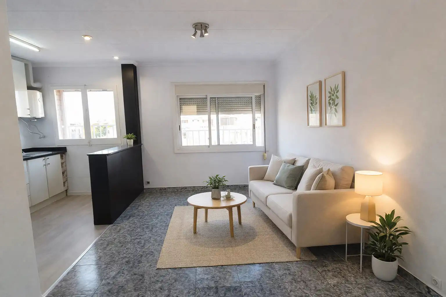 Sala de estar de Piso en venta en Parets del Vallès