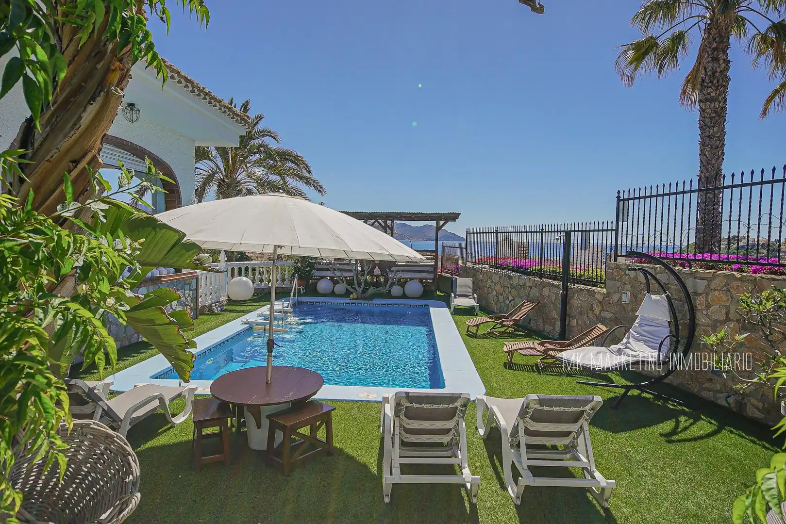 Jardín de Casa o chalet en venta en Mazarrón con Calefacción, Jardín privado y Terraza