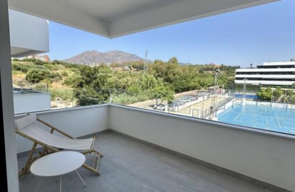 Terrace of Apartment to rent in Estepona  with Air Conditioner, Terrace and Swimming Pool