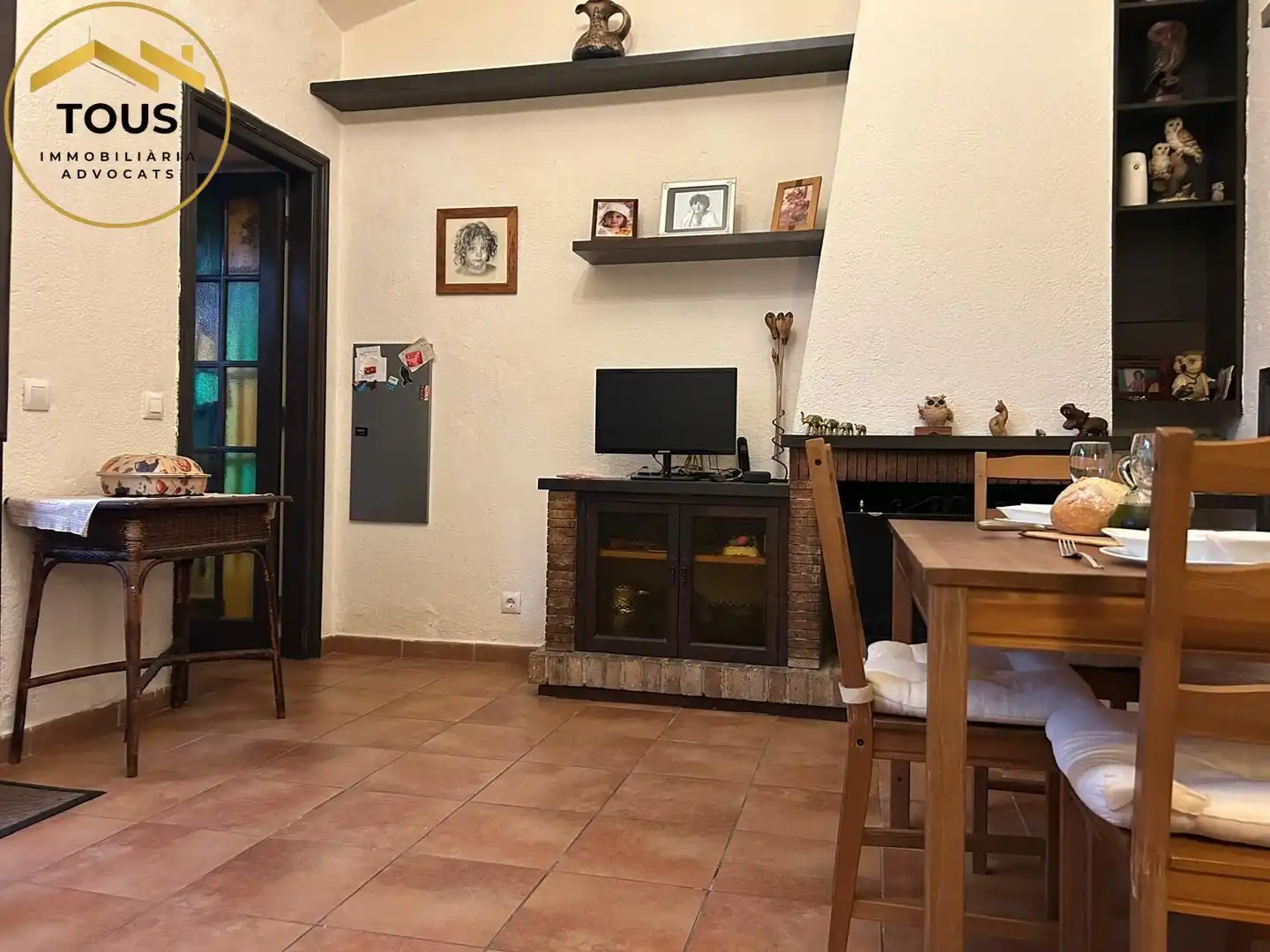 Sala de estar de Finca rústica en venta en Vilassar de Dalt con Calefacción y Terraza