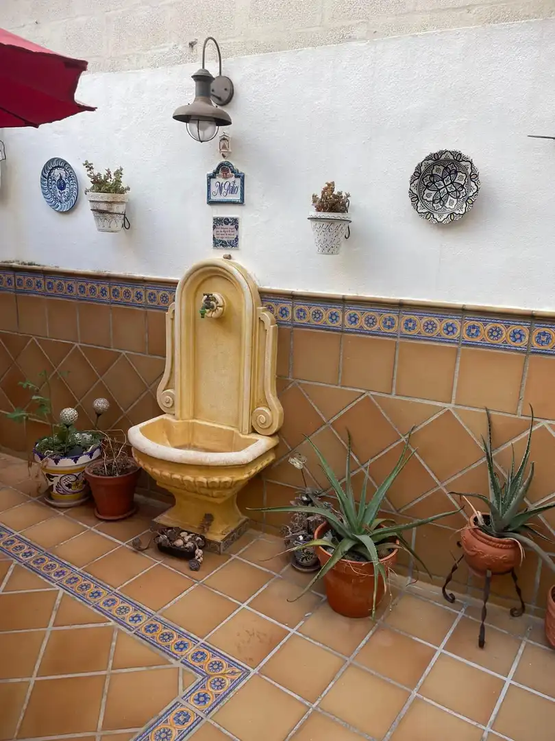 Jardín de Casa adosada en venta en Algeciras con Aire acondicionado