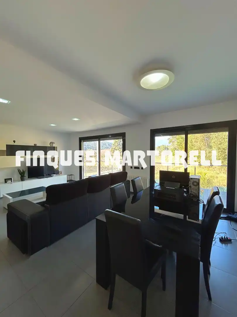 Dining room of Houses for sale in Santa Coloma de Farners  with Air Conditioner, Heating and Private garden