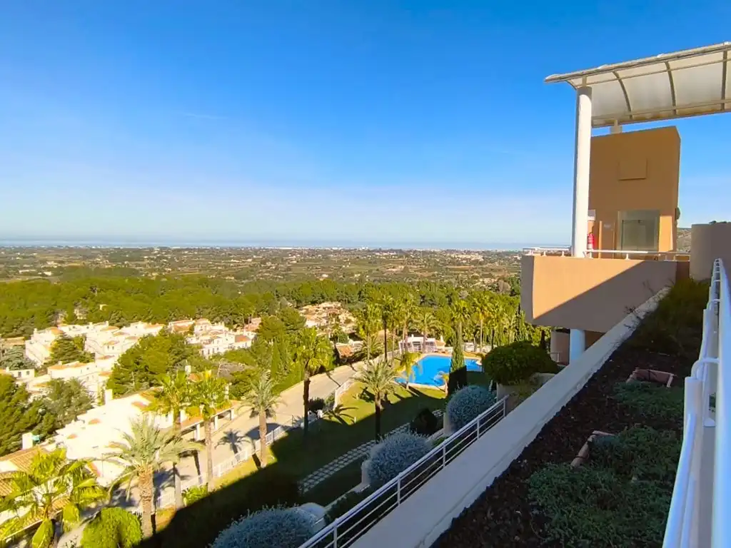 Außenansicht von Dachboden zum Verkauf in Dénia mit Klimaanlage, Heizung und Terrasse