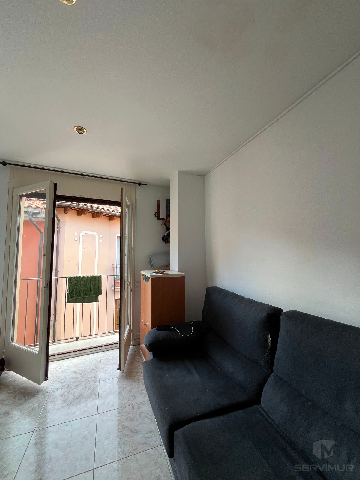 Balcony of Flat for sale in Vic  with Air Conditioner and Heating