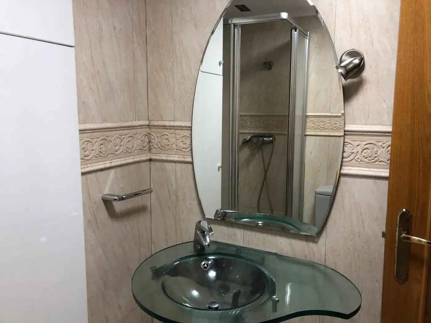 Baño de Ático de alquiler en Valencia con Aire acondicionado, Calefacción y Terraza