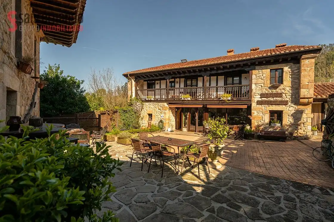 Terrassa de Casa o xalet en venda en Mazcuerras amb Calefacció, Jardí privat i Terrassa