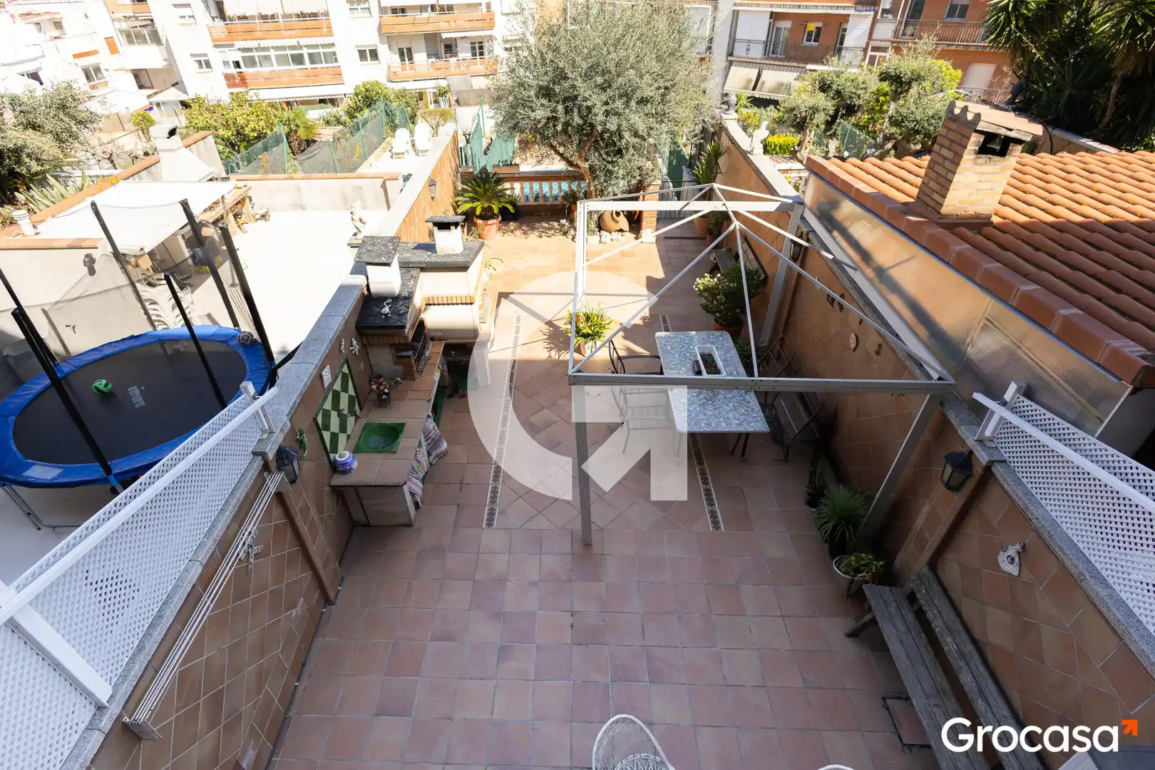Terrace of Detached homes for sale in Mataró  with Air Conditioner, Heating and Private garden