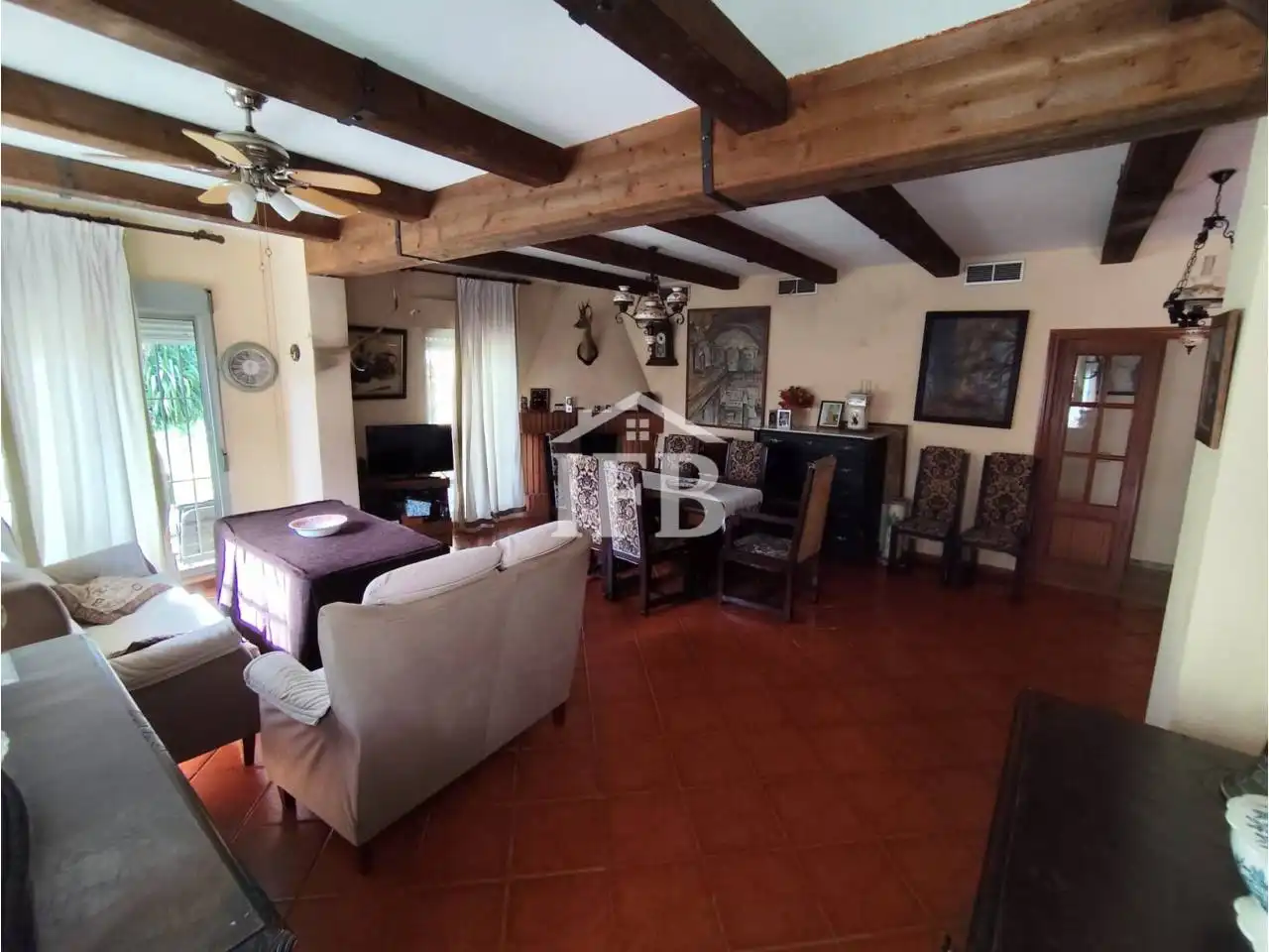 Sala de estar de Casa o chalet en venta en Badajoz con Aire acondicionado, Calefacción y Jardín privado